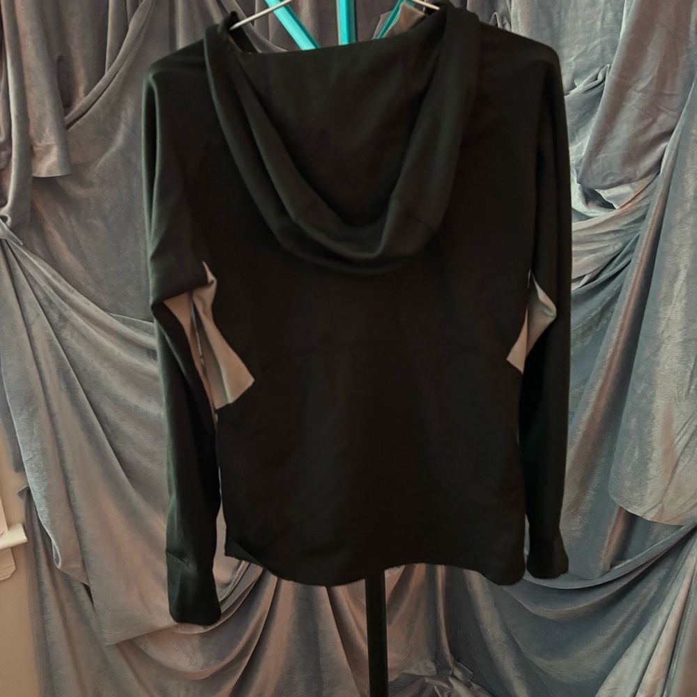 REI Women's Black and Gray pullover hoodie - Picture 2 of 6